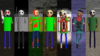 Everyone is Baldis 7 Horror Mods  ALL PERFECT 1 [upl. by Castera590]