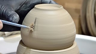 How to Make Luxury Traditional Teapot by Delicate Korean Pottery Craftsman [upl. by Trutko721]