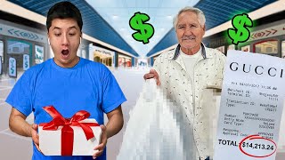 I TOOK MY GRANDPA ON A SHOPPING SPREE IM BROKE AF [upl. by Naasah186]