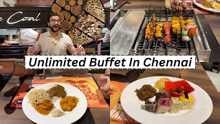 UNLIMITED BBQ Buffet in Chennai at Coal Barbecues 🍗 [upl. by Harle]