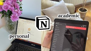 NOTION SETUP THAT BOOSTS PRODUCTIVITY  law school daily habits and more setups [upl. by Nidnarb31]