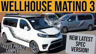 NEW 2021 Wellhouse Leisure Matino Toyota Proace campervan review I Fresh new look [upl. by Friedland]