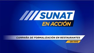 SunatEnAcción  Campaña de formalización en restaurantes [upl. by Sac784]