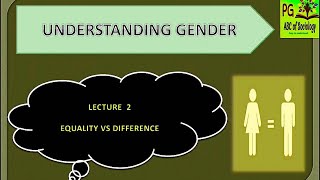 Equality vs Difference  Meaning of Equality and difference in gender  Equality  Difference debate [upl. by Fionnula]