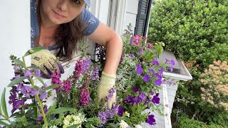 🌸 Planting Michaels Windowbox  Lots of Plants 🌸 [upl. by Candy118]