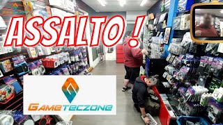 ASSALTO na LOJA GAMETECZONE  AJUDA [upl. by Arodoeht]