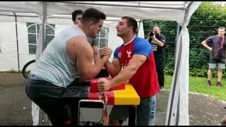 obaranje ruku trening  Training at Bavarian Grizzlys Armwrestling Club  Munich [upl. by Rheinlander]