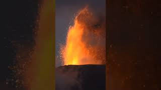 Mount Etna erupts dramatically sending ash 45 kilometers high [upl. by Hephzibah]