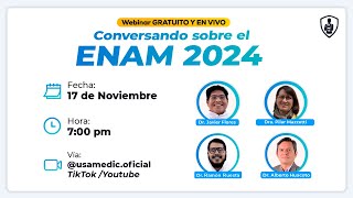 ¡Conversando sobre el ENAM 2024 [upl. by Grannia947]