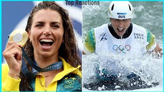 Australian Jessica Fox Wins Gold 🥇  Canoeing Womens Canoe Slalom  Olympic 2024 [upl. by Ecneralc]