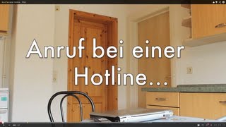 Anruf bei einer Hotline Witz [upl. by Fraze]