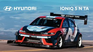 Hyundai  IONIQ 5 N TA y Dani Sordo hacen historia en Pikes Peak [upl. by Marchall799]