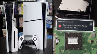 PS5 Slim Unboxing Teardown Noise Test Disc Drive Testing Size Comparisons amp More [upl. by Teddy]