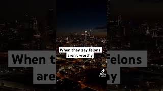 when they say felons arent worthy instagram tiktok viralvideo [upl. by Anelra]