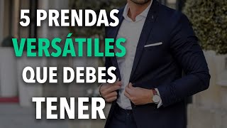 5 prendas VERSÁTILES que todo hombre DEBE TENER [upl. by Yenreit]