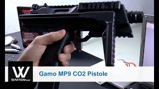 Gamo MP9 CO2 Pistole 45 mm Diabolo  BB Test und Fakten CO² Waffentest wwwwaffenfuzzide [upl. by Chung344]