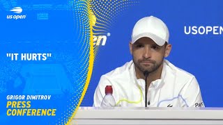 Grigor Dimitrov Press Conference  2024 US Open Quarterfinal [upl. by Graces819]