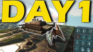 SOLO Claiming A Unraidable Cave Location Day 1  Ark PvP [upl. by Oliric90]