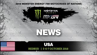 NEWS Highlights  Monster Energy FIM MXoN 2018 RedBud USA [upl. by Kohn720]