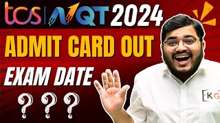 TCS NQT 2024 Admit Card Out  Breaking News  TCS NQT 2024 Exam Date  How to Download Admit Card [upl. by Aicetal]