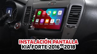 Kia Forte 2016  2018 Instalación de Pantalla  GADGETSTYLE [upl. by Spatola]