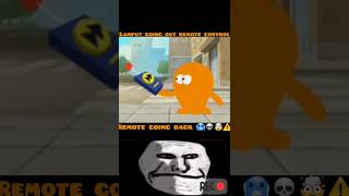 Troll Face meme funny moment  Lamput going out remote control shorts funny youtube [upl. by Habeh975]