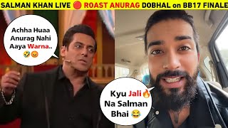 OMG 🤣 Salman Khan Live Roast Of Anurag Dobhal Aka Uk07 Rider On Bigg Boss 17 Finale [upl. by Yltsew824]