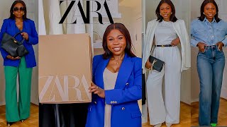 HUGE ZARA NEW IN  SPRING SUMMER COLLECTION TRY ON HAUL  STYLING [upl. by Derril]