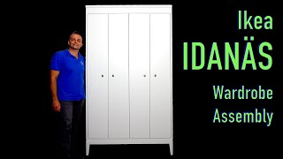 Ikea IDANÄS Wardrobe Assembly  Complete StepbyStep Guide [upl. by Sherwood88]