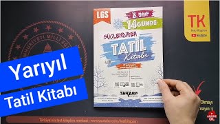 Ankara Yayınları 8Sınıf LGS 14 Günde Güçlendiren Tatil Kitabı  inceleme Videosu [upl. by Yeldnarb]