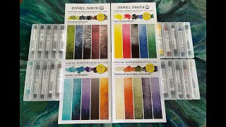 Overview Four New Daniel Smith Watercolor Stick Sets [upl. by Forkey]