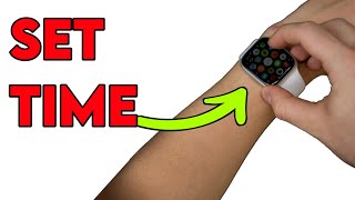 Easy Method to SET TIME on a SmartWatch [upl. by Ellemac630]