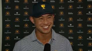 Collin Morikawa Tuesday Press Conference 2024 Presidents Cup [upl. by Annert]