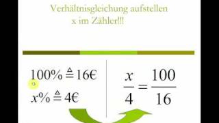 Prozentsatz berechnen  Mathe Video [upl. by Yrtsed]