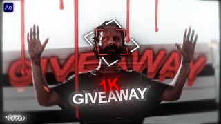 1K Giveaway After effects CCs Shakes Overlays Twixtors [upl. by Naot]