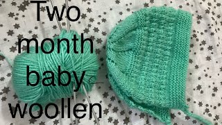 Two month baby capshortsviraltrendingshortstrendingviralvideonittinfreefirecrochetwoollen [upl. by Karon]