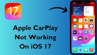 How to fix apple carplay not working iOS 17 [upl. by Latta52]