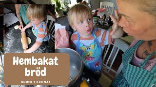 Billigt Hembakat Bröd Under 1 SEK Plus lite mealprepp [upl. by Sirrot]