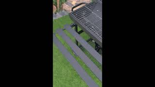 BBQ Charcoal Grill With Three Item Racks [upl. by Dianna]