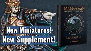 Stunning New Middleearth Miniatures  New Rise Of Angmar Supplement MESBG Lives [upl. by Tiernan]