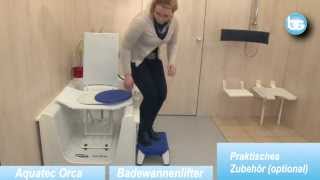 Invacare Badewannenlifter Aquatec Orca wwwburbachgoetzde 3 [upl. by Aiyn]