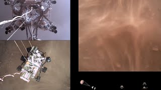 Perseverance Rover’s Descent and Touchdown on Mars Official NASA Video [upl. by Linet]