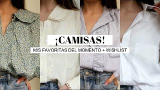 LA CAMISA BLANCA PERFECTA  mis favoritas del momento  haul camisas blancas para primavera [upl. by Affay279]