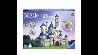 Ravensburger Disney Castle 3D Puzzle 216 Piece [upl. by Skelly]