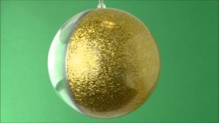 2 Part Plastic Glittered Christmas Baubles  the littlecraftybugs company [upl. by Dincolo]