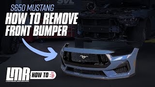 20242025 S650 Mustang How To Remove Front Bumper  Full Process [upl. by Brasca]