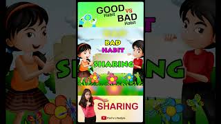 GOOD HABIT vs BAD HABIT  SHARING  shorts parislifestyle [upl. by Ahseket]