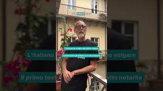 4 curiosità sulla storia della lingua italiana italy europassitalian italianlanguage viral [upl. by Ellives226]