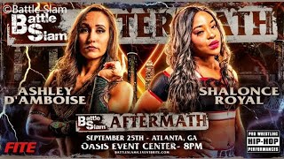 Shalonce Royal vs Ashley DAmboise  Singles Match  Battle Slam Aftermath 2022  WWE 2K22 [upl. by Nitneuq]