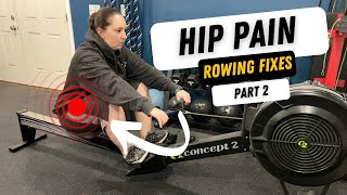 Adaptations on the Rowing Machine for Hip Pain from Rowing  Part 23 [upl. by Batsheva]